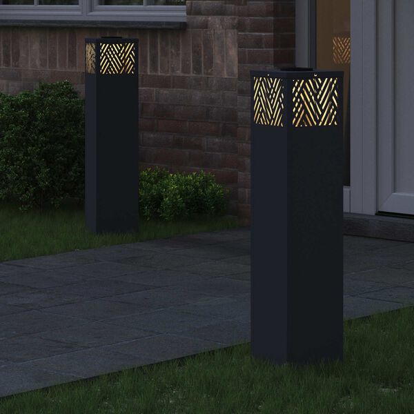 vidaXL Sol&aacute;rne LED svetlo na chodn&iacute;k 2 pcs Antracit