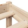 vidaXL Posteľ bez matraca 90x200 cm masívna borovica