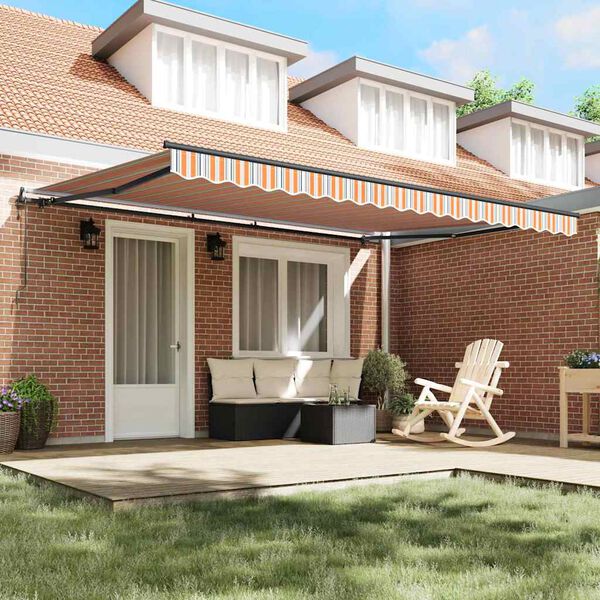 vidaXL Zatemniteľn&aacute; mark&iacute;za Viacfarebn&yacute; 450 &times; 300 cm Tkanina a hlin&iacute;k