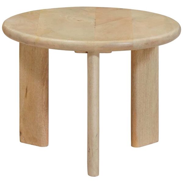 vidaXL Skladacie k&aacute;vov&eacute; stoly 2 pcs Čierna Mas&iacute;vne mango drevo