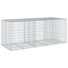 vidaXL Gabi&oacute;nov&yacute; k&ocirc;&scaron; s krytom 250x100x100 cm pozinkovan&eacute; železo