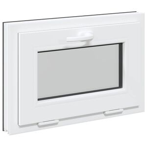 vidaXL Podkrovn&eacute; okno RISOR 60 x 40 cm PVC a sklo Antracitov&aacute;