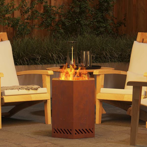 vidaXL Bezdymov&yacute; ohnisko Hned&aacute; 38 x 38 x 51 cm