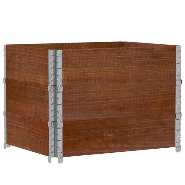 vidaXL Z&aacute;hradn&yacute; kvetin&aacute;č hned&yacute; 80x60 cm borovicov&yacute; mas&iacute;v