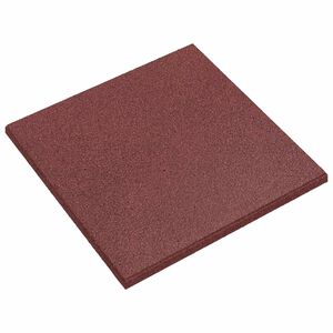 vidaXL Dlaždice na ochranu proti p&aacute;du 24 ks Červen&aacute; 50 x 50 cm Guma