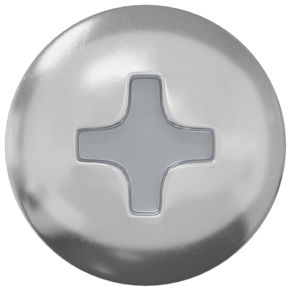 vidaXL Samorezn&yacute; skrutkov&yacute; klinc 2 pcs Zinkovan&yacute; 4 x 20 mm Oceľ