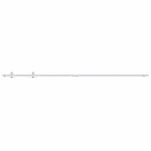 vidaXL Mini kovanie na posuvn&eacute; dvere skrinky, uhl&iacute;kov&aacute; oceľ 200 cm