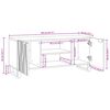 vidaXL TV jednotky Orech 105 x 33 x 46 cm Kompozitn&eacute; drevo