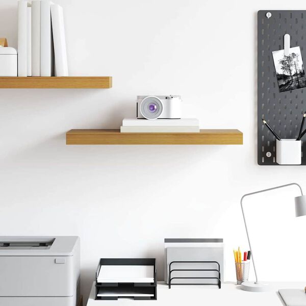 vidaXL Stenn&aacute; polica N&aacute;stenn&yacute; B&eacute;žov&aacute; 50 x 23 x 4 cm Kompozitn&eacute; drevo