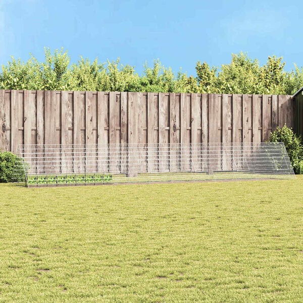 vidaXL Klietka pre králiky Strieborná 215 x 100 x 85 cm