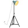 vidaXL Podlahov&aacute; lampa 25 W &scaron;muhovan&aacute; modr&aacute; 61x61x90/150 cm E27