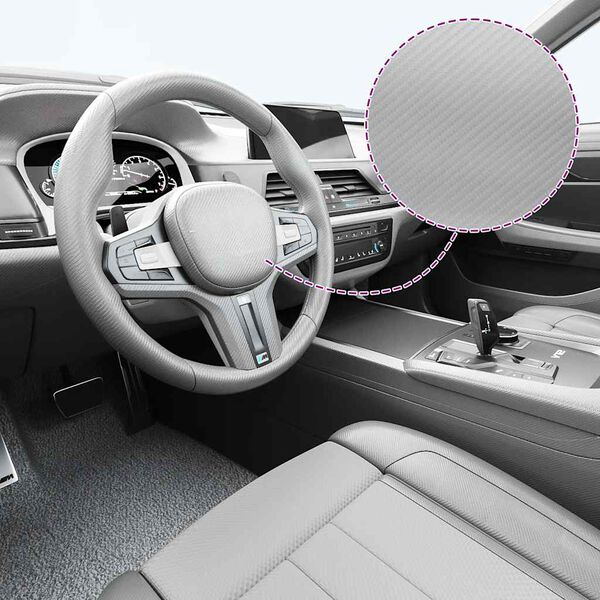 vidaXL F&oacute;lia na automobily 4D strieborn&aacute; 100x150 cm