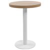 vidaXL Bistro stol&iacute;k bledohned&yacute; 60 cm MDF