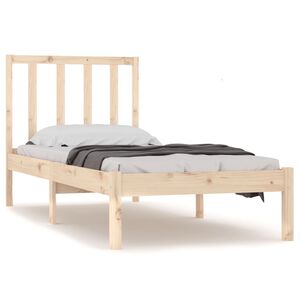 vidaXL Posteľ bez matraca 75x190 cm mas&iacute;vna borovica