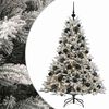 vidaXL Umel&yacute; vianočn&yacute; stromček s vianočn&yacute;mi guľami 120 cm 150 LED