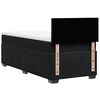 vidaXL Posteľn&yacute; r&aacute;m boxspring s matracom čierny 90x200 cm zamat