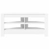 vidaXL RohováTVskriňa Biela 102 x 40,5 x 45 cm Kompozitné drevo