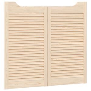 vidaXL Kladivov&eacute; dvere 2 ks 90 x 50 cm Borovicov&yacute; mas&iacute;v Pr&iacute;rodn&aacute;