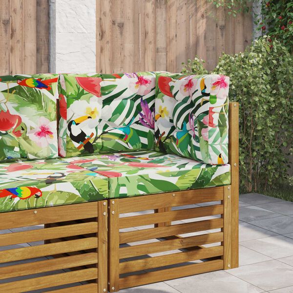 vidaXL Vank&uacute;&scaron; na vonkaj&scaron;iu pohovku 3 pcs farebn&eacute; Polyester