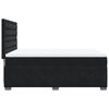 vidaXL Posteľn&yacute; r&aacute;m boxspring s matracom čierny 160x200 cm zamat