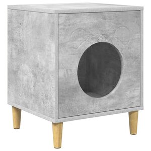 vidaXL Mačka Dom Bet&oacute;nov&aacute; 42,5 x 40 x 53 cm Kompozitn&eacute; drevo