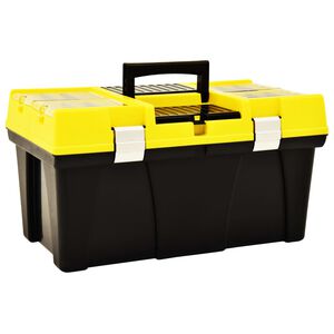 vidaXL Skrinka na n&aacute;radie plastov&aacute; 595x337x316 mm žlt&aacute;