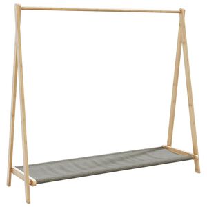 vidaXL Ve&scaron;iak na oblečenie s policami 106x34x102 cm bambus
