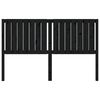 vidaXL Čelo postele čierne 165,5x4x100 cm mas&iacute;vna borovica