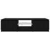 vidaXL TV skrinka Čierny dub 140 x 38,5 x 36 cm Kompozitn&eacute; drevo