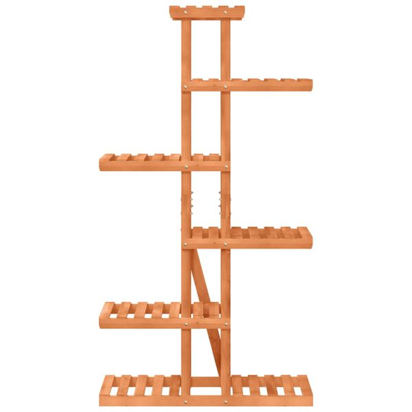 vidaXL Stojan na kvetiny 75x25x140,5 cm masívna jedľa