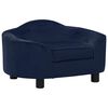 vidaXL Pohovka pre psa modr&aacute; 67x47x36 cm ply&scaron;