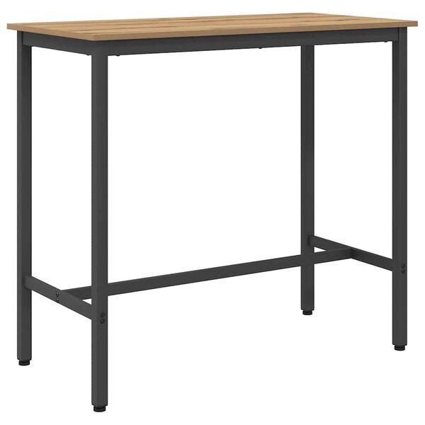 vidaXL st&ocirc;l Remeseln&yacute; dub 100 x 50 x 90,5 cm Inžinierske drevo a oceľ