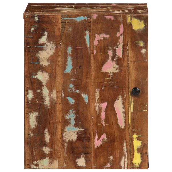 vidaXL Kúpeľňová nástenná skrinka 38x33x48 cm recyklovaný masív