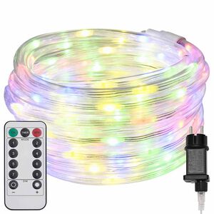 vidaXL Lano so svetlom s 240 LED-i Viacfarebn&yacute; 10 m PVC