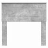 vidaXL Zadné čelo s čelnou doskou Betónová šedá 75 cm Kompozitné drevo