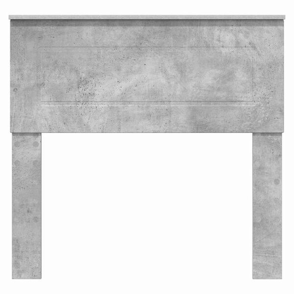 vidaXL Zadné čelo s čelnou doskou Betónová šedá 75 cm Kompozitné drevo