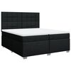 vidaXL Boxspring posteľ s matracom čierna 200x200 cm l&aacute;tka