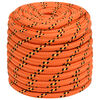 vidaXL Viac&uacute;čelov&eacute; &uacute;žitkov&eacute; lano 16 mm 250 m Oranžov&aacute; PP