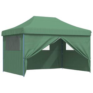 vidaXL P&aacute;rty stan 279 x 410 x 315 cm Zelen&aacute; Oxfordsk&aacute; l&aacute;tka