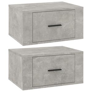 vidaXL N&aacute;stenn&eacute; nočn&eacute; stol&iacute;ky 2 ks bet&oacute;nov&eacute; siv&eacute; 50x36x25 cm