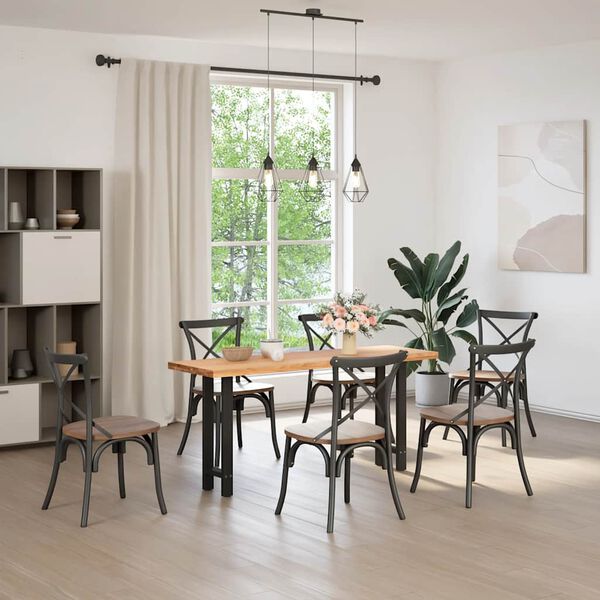 vidaXL Nohy konzolov&eacute;ho stol&iacute;ka, čierne, 2 ks, 28 x (72-73) cm, oceľov&eacute;