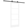 vidaXL Posuvn&eacute; dvere ORKDAL 83 x 202 cm Biela a čierna