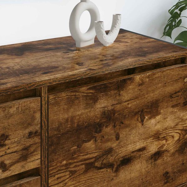 vidaXL TV skrinka Dymov&aacute; dub 100 x 36 x 49.5 cm Kompozitn&eacute; drevo