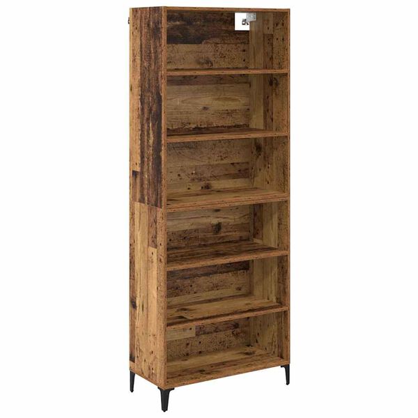 vidaXL Highboard Star&eacute; drevo 69,5 x 34 x 180 cm Kompozitn&eacute; drevo