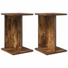 vidaXL Stojan na rastliny 2 pcs &Uacute;den&yacute; Dub 25 x 25,5 x 40,5 cm