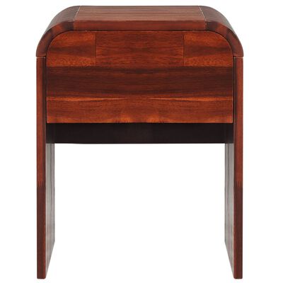 Hnedý nočný stolík z akáciového dreva vidaXL 41,5 x 42 cm