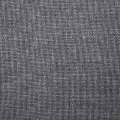 vidaXL Lavica 139,5 cm bledosivá polyester