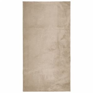vidaXL Koberec HUARTE s kr&aacute;tkym vlakom um&yacute;vateľn&yacute; pieskov&yacute; 60x110 cm