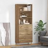 vidaXL Highboard Remeseln&yacute; dub 69,5 x 32,5 x 180 cm Kompozitn&eacute; drevo