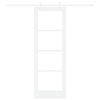 vidaXL Posuvné dvere Biela 73,5 x 211 cm